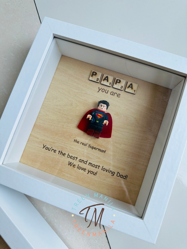 READY SETS FOR SUPERHERO MINI FRAME (NOT PERSONALIZED)