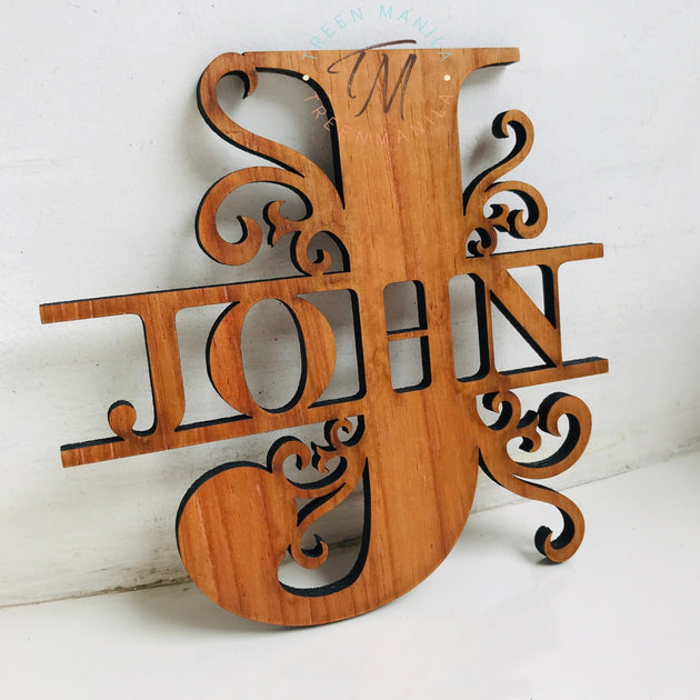 Wooden Monogram/Letter Name – Treen Manila